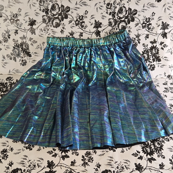silence + noise Dresses & Skirts - Iridescent Blue Skirt M19